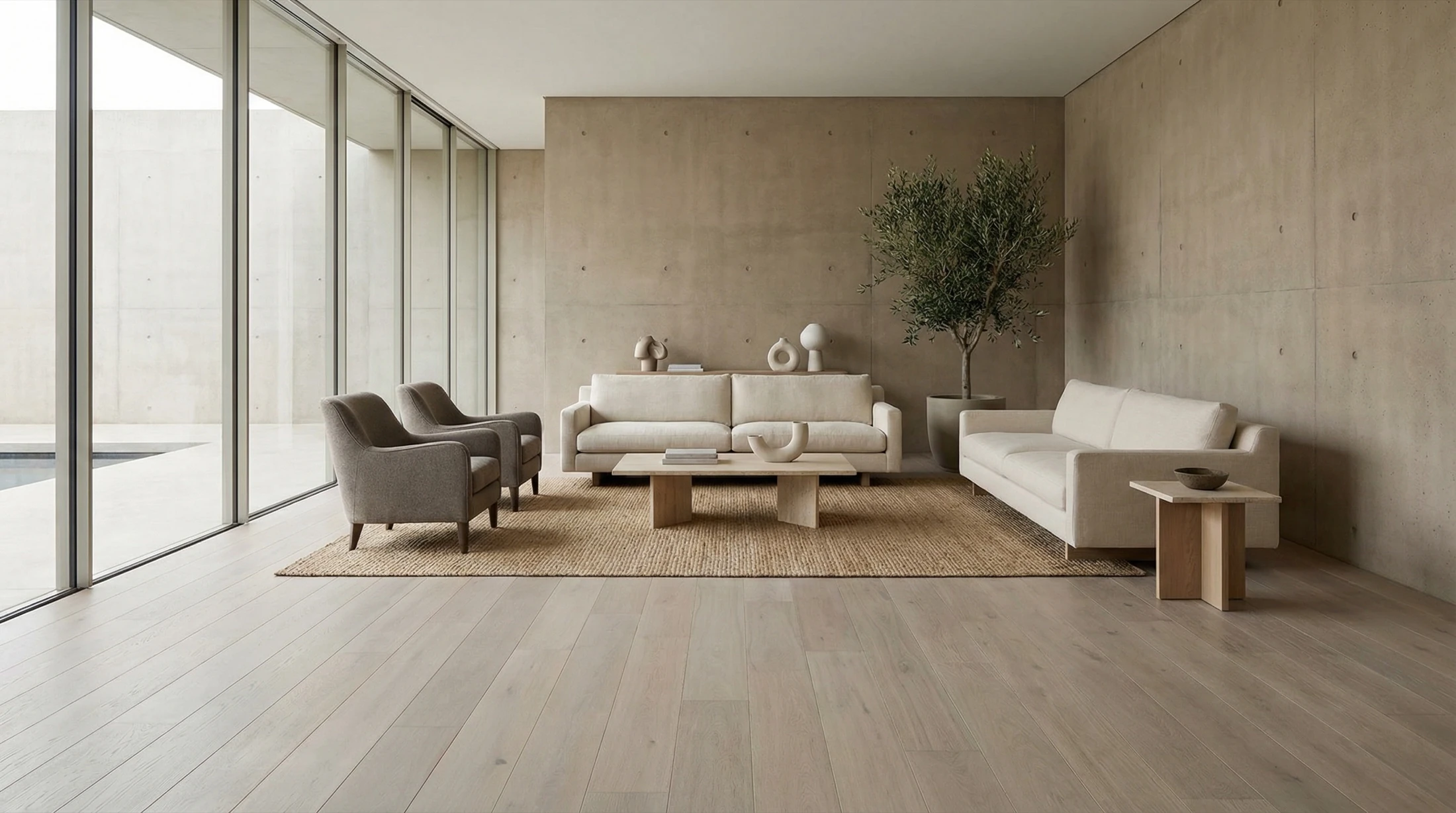 Maison Oak European oak flooring in a residential living room